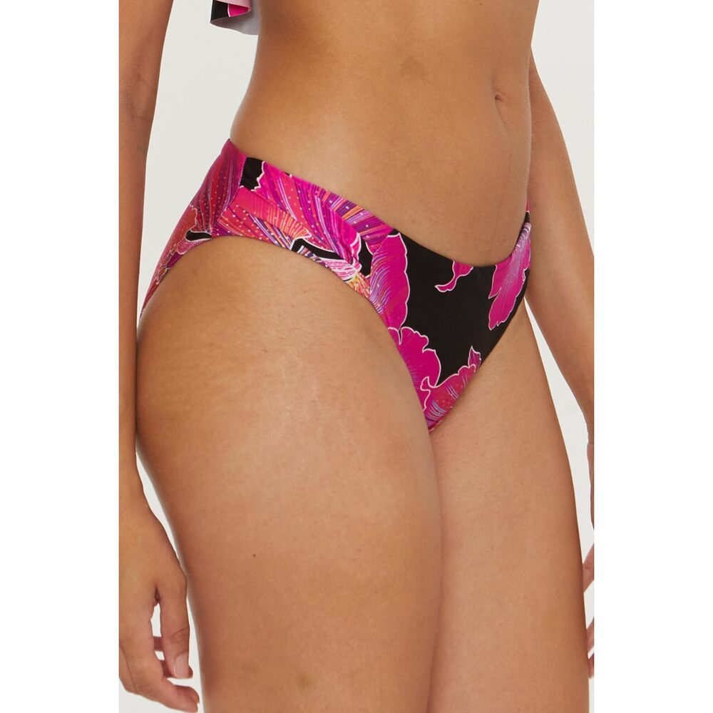 Trina Turk Women's Multicolor Shirred-Side Hipster Bikini Bottoms 4 NWT - Picture 2 of 6